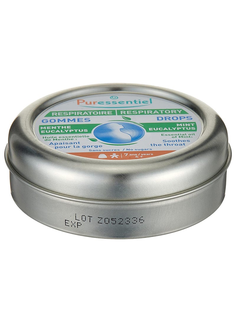 Puressentiel Respiratory Drops Infused With Mint And Eucalyptus Soothing For The Throat No Sugar 7Yrs And Above 45G 45grams - Image 4