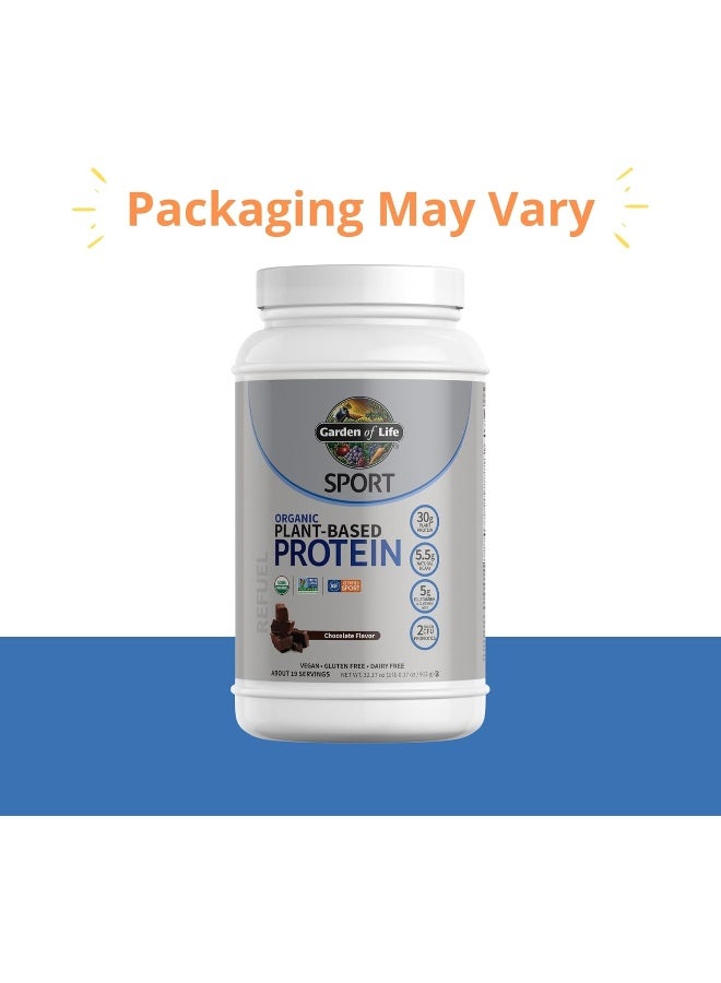 Organic Plant-Based Protein, Chocolate Flavor 2Lb