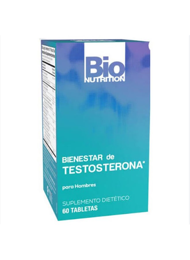 Testosterone Wellness Ideal For Energy Stamina Libido Lean Muscle And Mood Enhancement 60 Tablets