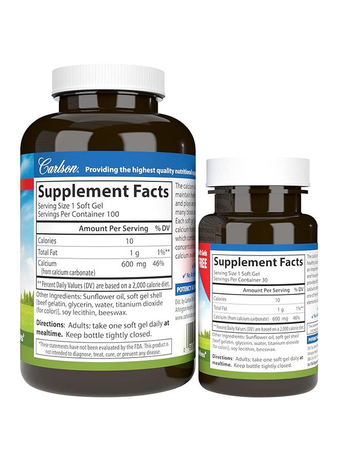 كارلسون كالسيوم سائل 600 - Image 2