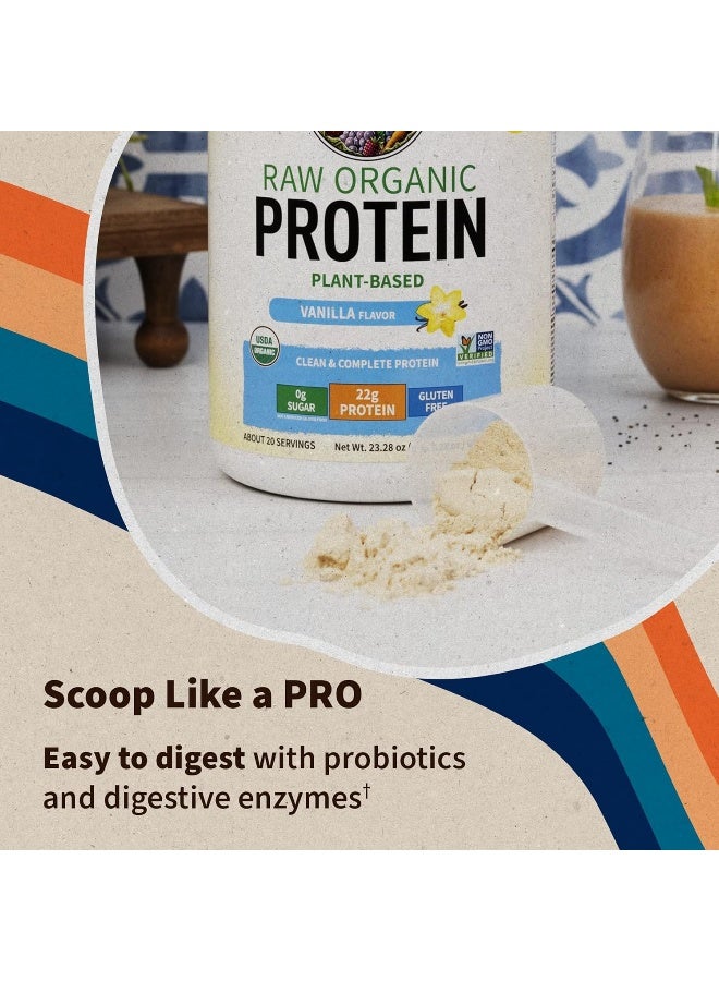 Raw Organic Protein Vanilla 1 Lb Packaging May Vary