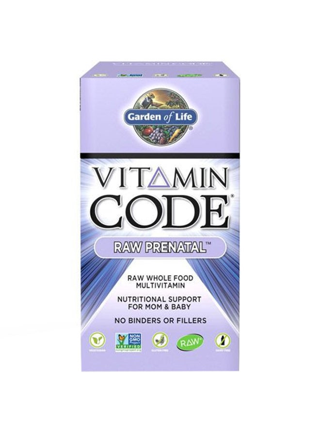 Garden of Life Vitamin Code Raw Prenatal Raw Whole Food Multivitamin Nutritional Support 90 Vegetarian Capsules  - Image 1