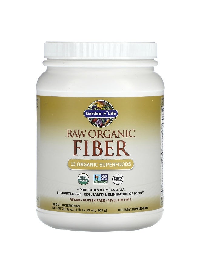 Garden of Life RAW Organic Fiber Powder, 28.32 oz - Image 1