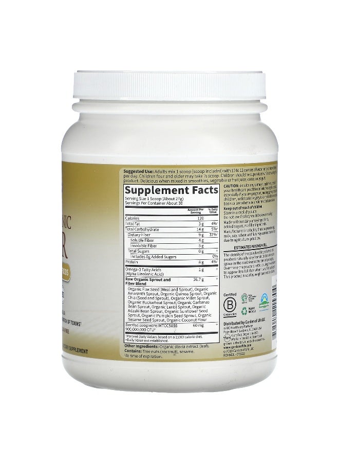 Garden of Life RAW Organic Fiber Powder, 28.32 oz - Image 2