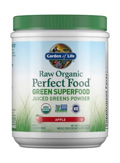 Garden Of Life Raw Organic Perfect Food Green Superfood Juiced Greens Powder Apple Whole Food Dietary Supplement 30 Servings (Packaging May Vary) 231G