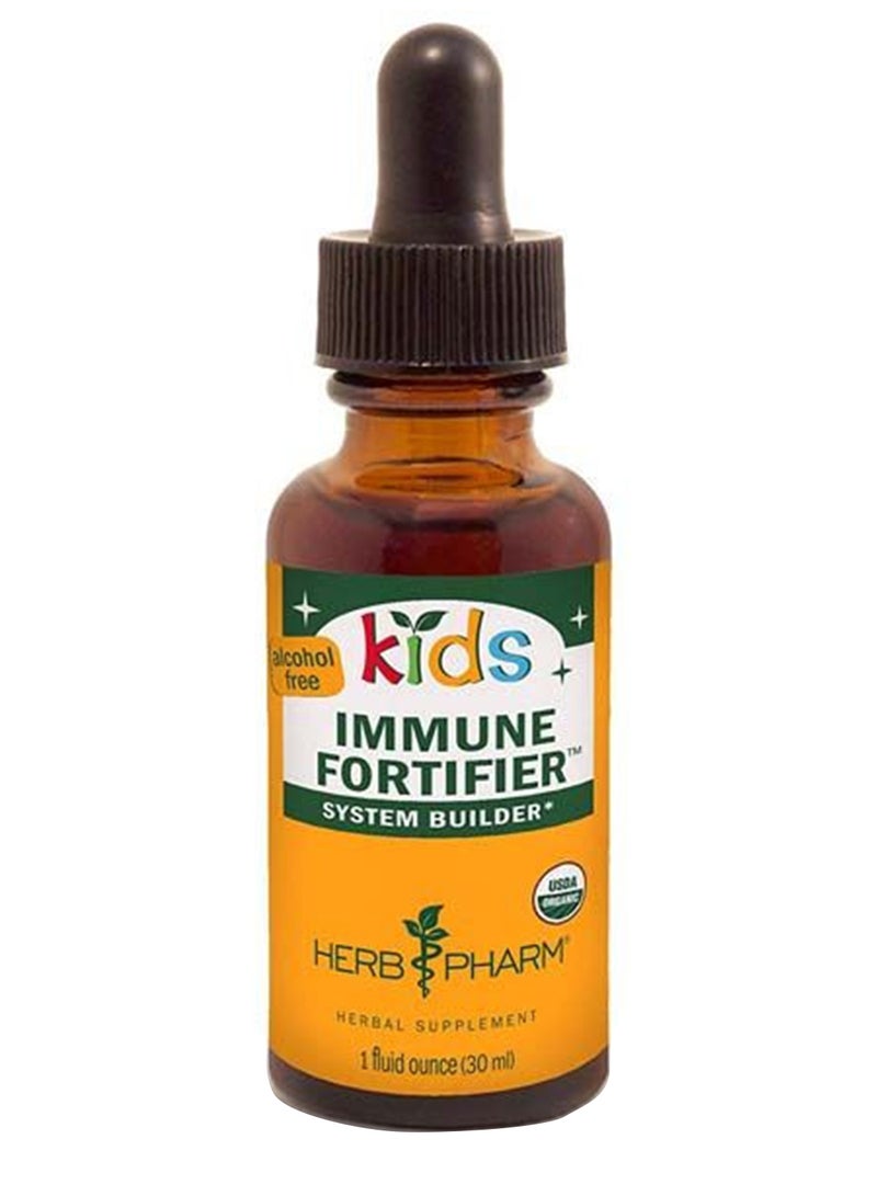 HERB PHARM - Kids Immune Fortifier System Builder Alcohol Free Herbal Supplement 30Ml - Image 1