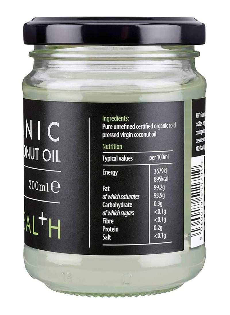 Organic Raw Virgin Coconut Oil 100% Raw Ingredients 200Ml - pnsku/N15014917A/45/_/1719899304/17151d09-b2dd-4174-9df6-a9f5e740a672