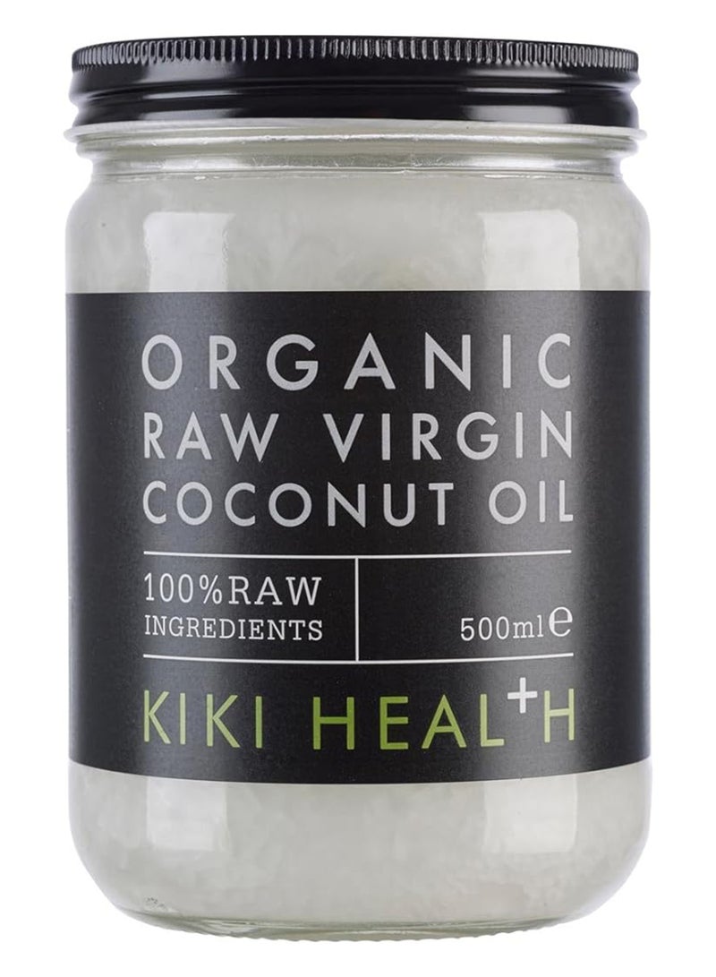 KIKI Health Organic Raw Virgin Coconut Oil 100% Raw Ingredients 500Ml - Image 1