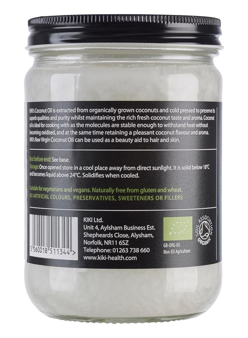 KIKI Health Organic Raw Virgin Coconut Oil 100% Raw Ingredients 500Ml - Image 2