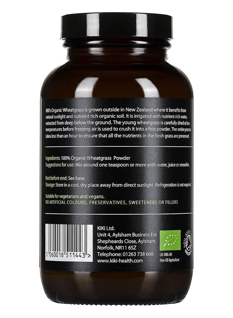Organic Wheatgrass Powder High In Protein, Vitamin E, Calcium, Iron, Zinc And Copper 100G