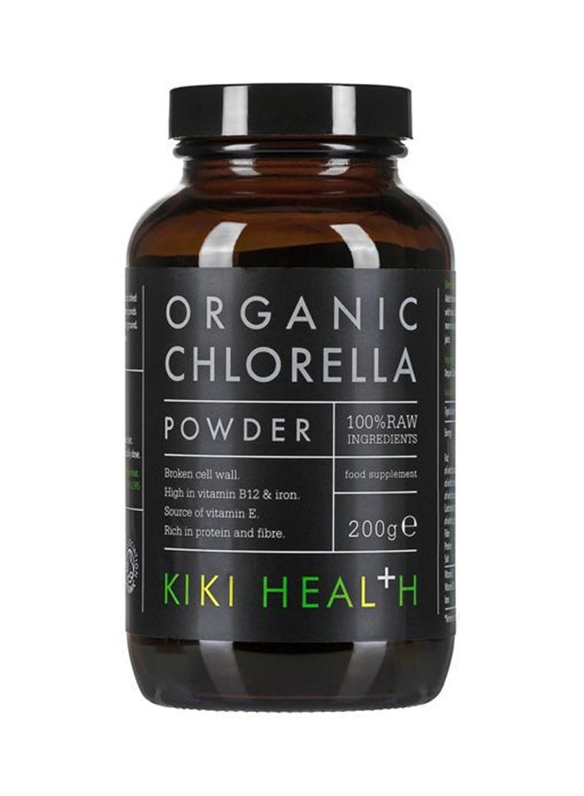 KIKI Health Organic Chlorella Powder High In Iron Vitamin B12 Rich In Protein And Fiber Source Of Vitamin E 200G - Image 1