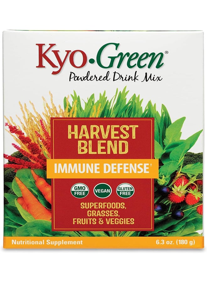 kyolic Kyo-Green Harvest Blend, Immune Defense, Powdered Drink Mix, 6.3 oz - Image 1