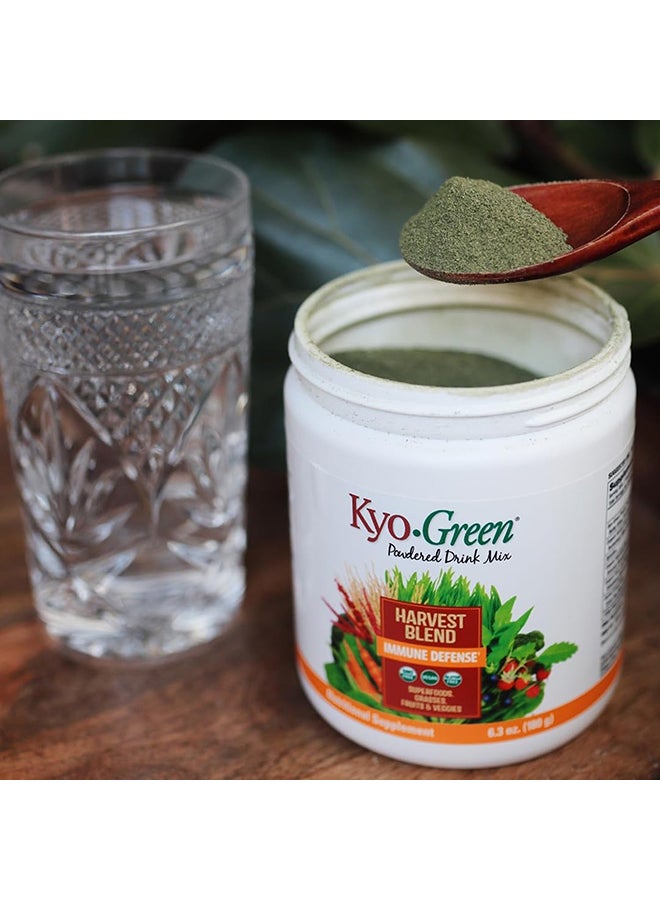 kyolic Kyo-Green Harvest Blend, Immune Defense, Powdered Drink Mix, 6.3 oz - Image 2