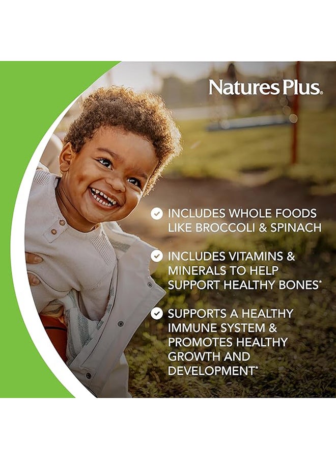 Nature's Plus Mag Kids Animal Parade Chewable  Supplement Assorted Cherry Grape And Orange Flavors Sugar Free 180 Animal Shaped Tablets - Image 4