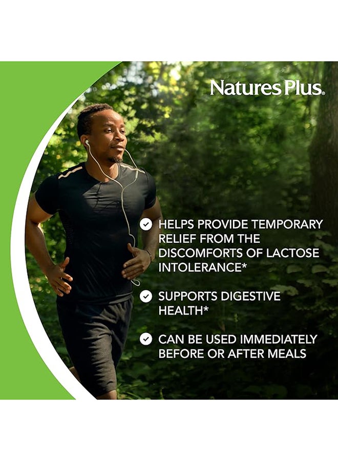 Nature's Plus Say Yes To Dairy Digestive Aid For Dairy Food Natural Lactase Enzyme Supplement Gluten Free 50 Chewable Tablets - Image 3