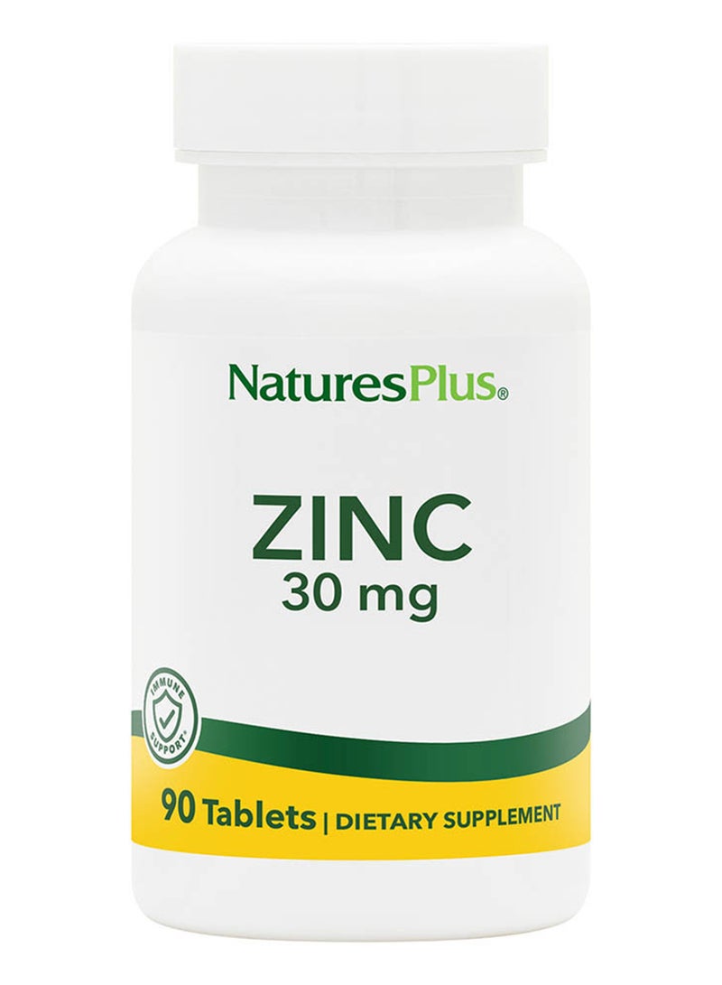 ناتشرز بلاس مكمل غذائي زنك 30 ملغ 90 قرص - Image 1