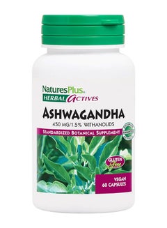 Natures Plus Herbal Actives Ashwagandha 450Mg Standardized Botanical ...