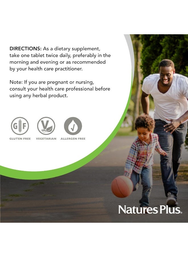 Natures Plus - Herbal Actives St. John's Wort 60 Vegetarian Tablets - Image 1