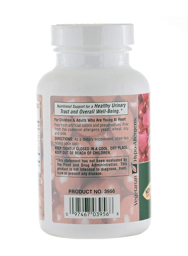 Natures Plus Ultra Chewable Cranberry With Vitamin C Natural Cranberry/Strawberry Flavor 90 Tablets - Image 2