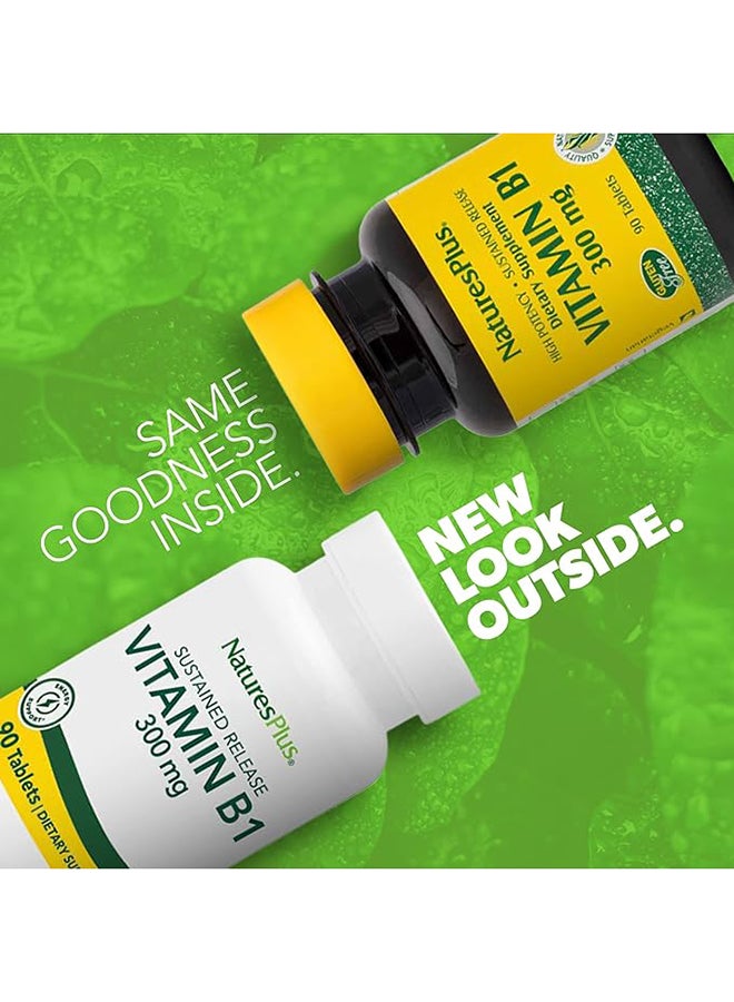 Nature's Plus Vitamin B1 Dietary Supplement The Best High Potency Sustained Release 300Mg 90 Tablets - Image 2