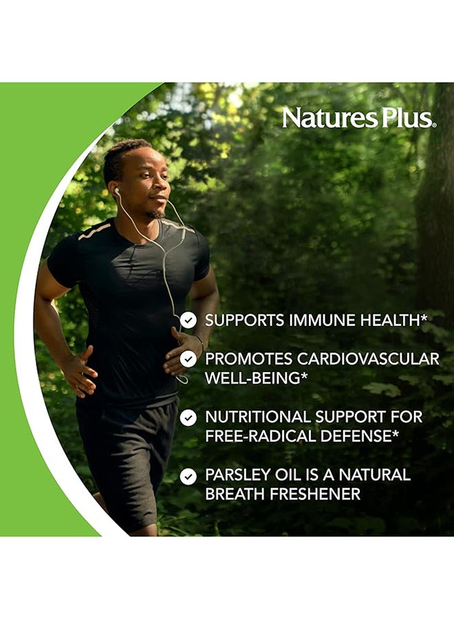 Natures Plus Garlic And Parsley Oil Heart Support 180 Softgels - Image 3