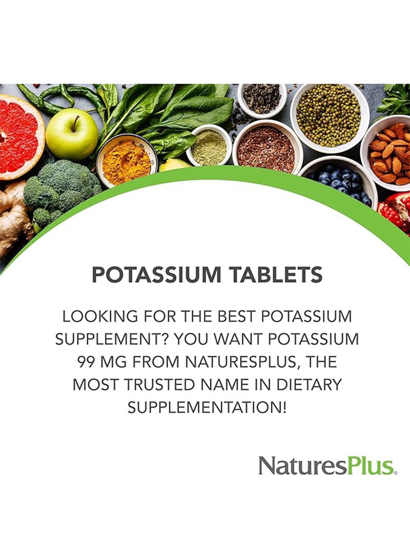 Natures Plus Potassium 99 Mg Dietary Supplement Amino Acid Complex Overall Wellness 90 Tablets - Image 5