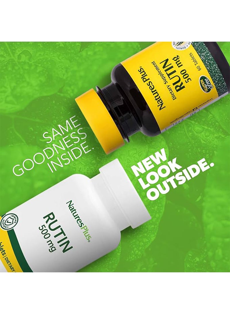 Natures Plus Rutin 500Mg Dietary Supplement Immune Support 60 Tablets - Image 2