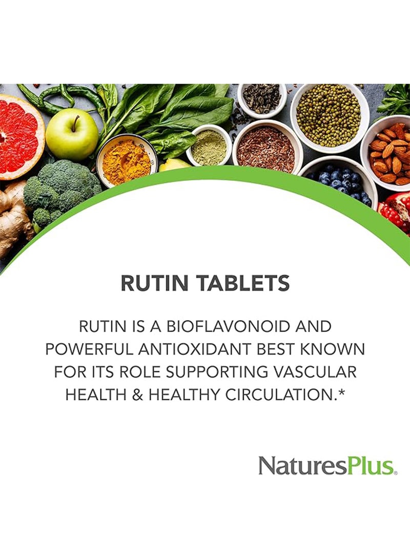 Natures Plus Rutin 500Mg Dietary Supplement Immune Support 60 Tablets - Image 4
