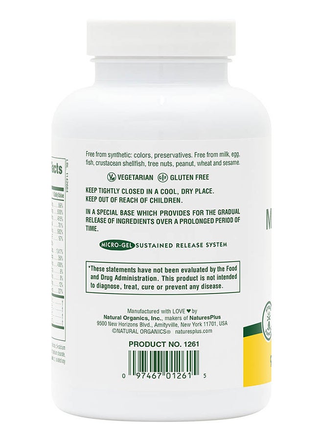 Natures Plus Mega-Stress Sustained Releaseinfused With B-Complex Vitamin C And Herbs Stress Support 90 Tablets - Image 2
