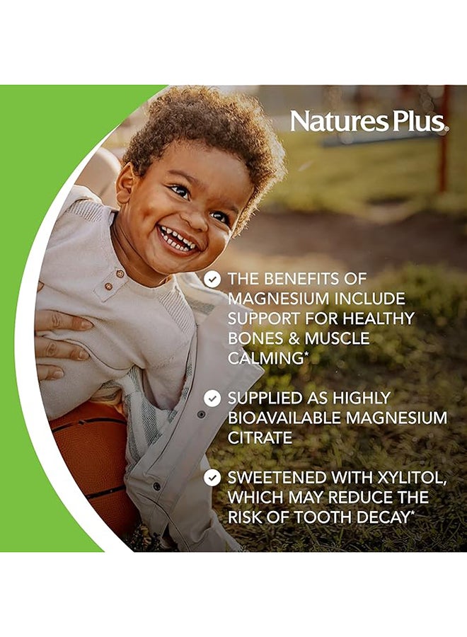 ناتشرز بلاس Animal Parade مغنيسيوم كيدز قابل للمضغ، 90 قرصًا على شكل حيوان - Image 5