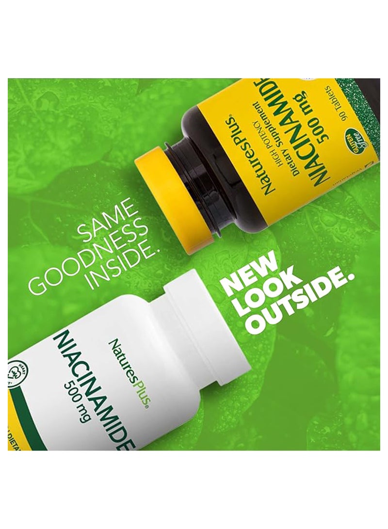 Natures Plus Niacinamide 500Mg Dietary Supplement Heart Support 90 Tablets - Image 2