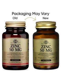 Solgar Zinc 50mg, 100 Tablets Packaging May Vary  - Image 4