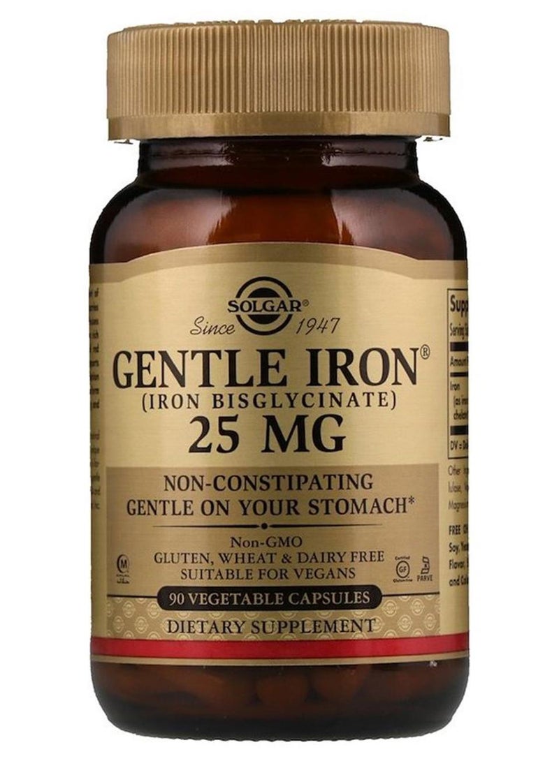 سولجر حديد لطيف، 25 ملجم - 90 كبسولة نباتية - Image 1