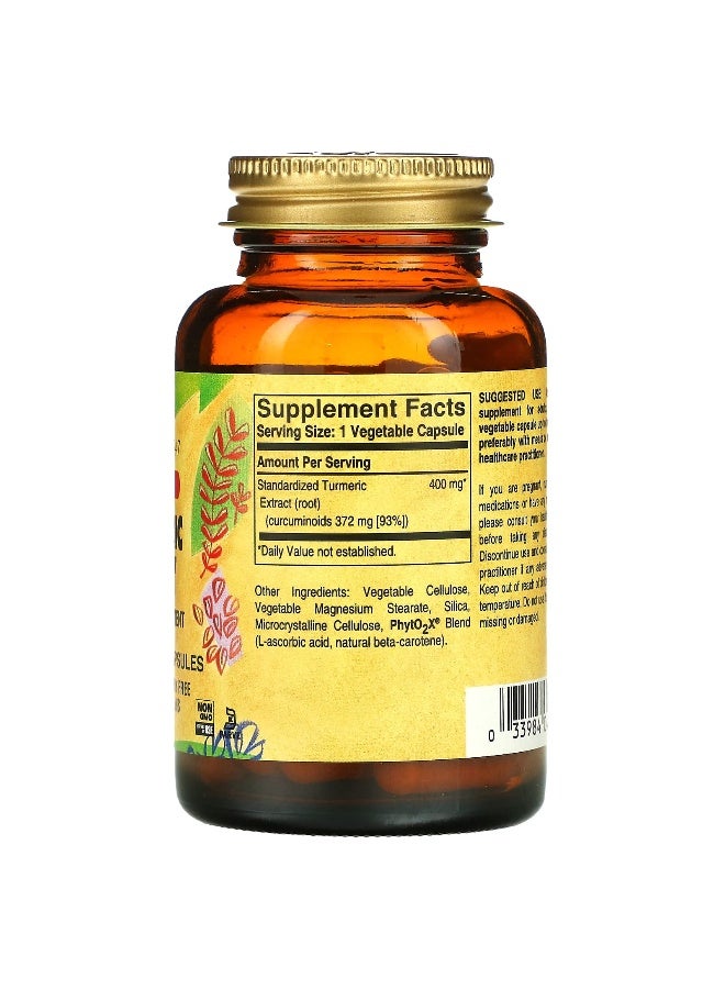 Solgar Turmeric Root Extract, 60 Vegetable Capsules Packaging May Vary - Image 3