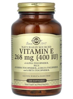 Solgar Vitamin E 400 IU 100 Softgels  - Image 1