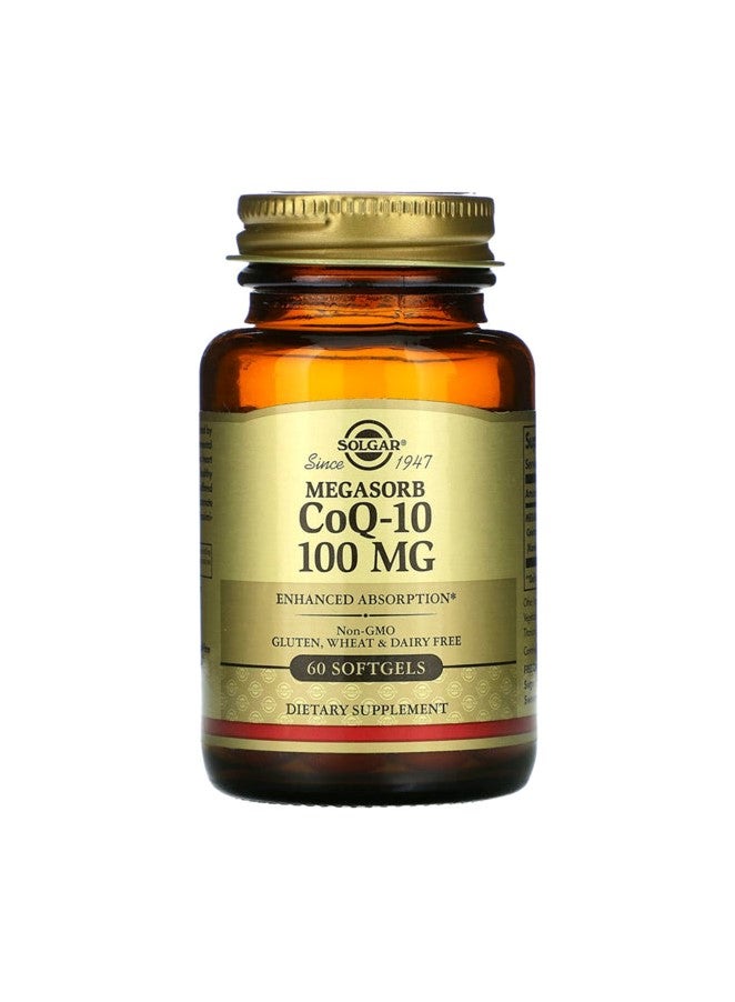 Solgar Megasorb CoQ-10 60 Softgels - Image 1
