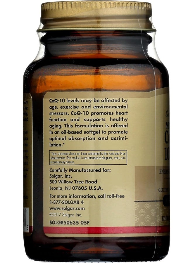 Solgar Megasorb CoQ-10 60 Softgels - Image 4