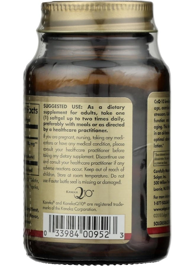 Solgar Megasorb CoQ-10 60 Softgels - Image 2