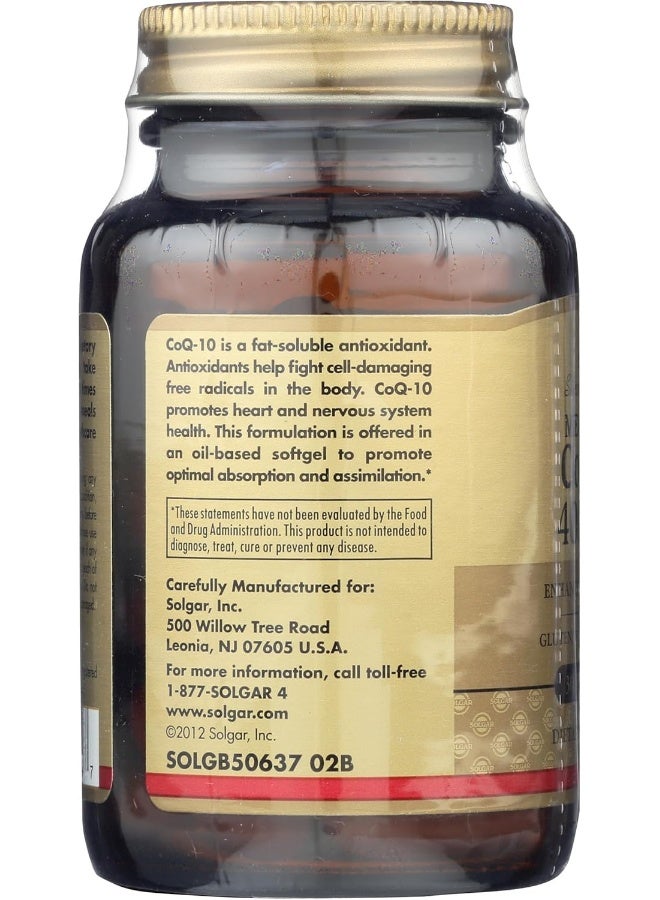 Solgar Megasorb CoQ-10 30 Softgels  - Image 5