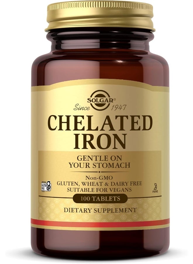 Solgar Chelated Iron 100 Tablets Packaging May Vary - Image 2