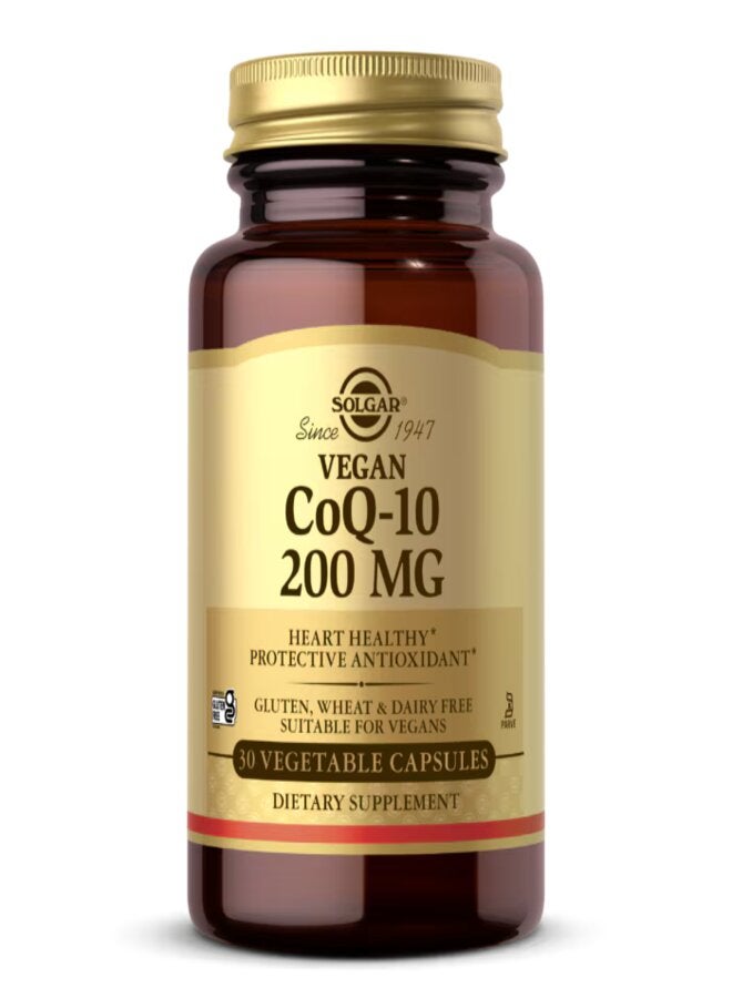 Solgar Vegan CoQ-10 200 Mg - 30 Softgels - Image 1