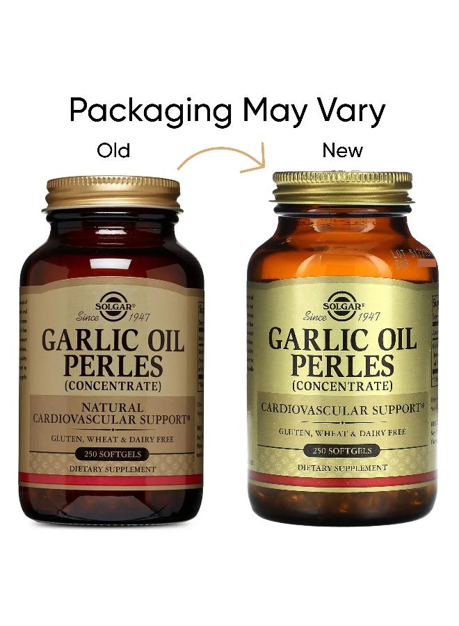 Solgar Garlic Oil Perles, Concentrate, 250 Softgels Packaging May Vary - Image 3