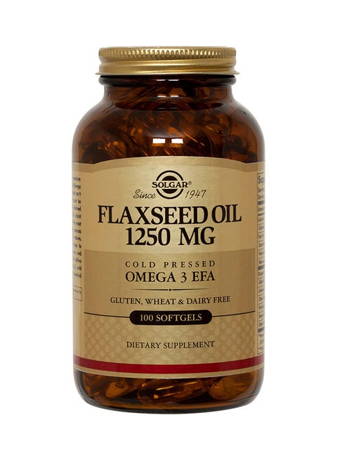 Dietary Supplement Flaxseed Oil 100 Softgels