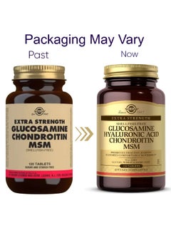 Solgar Glucosamine Hyaluronic Acid Chondroitin MSM, 120 Tablets Packaging May Vary  - Image 5