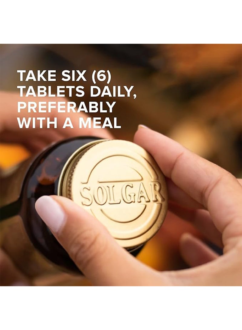 Solgar Brewer'S Yeast 7.5 Grains With Vitamin B12 Dietary Supplement Dairy Free Suitable For Vegans 250 Tablets - Image 4