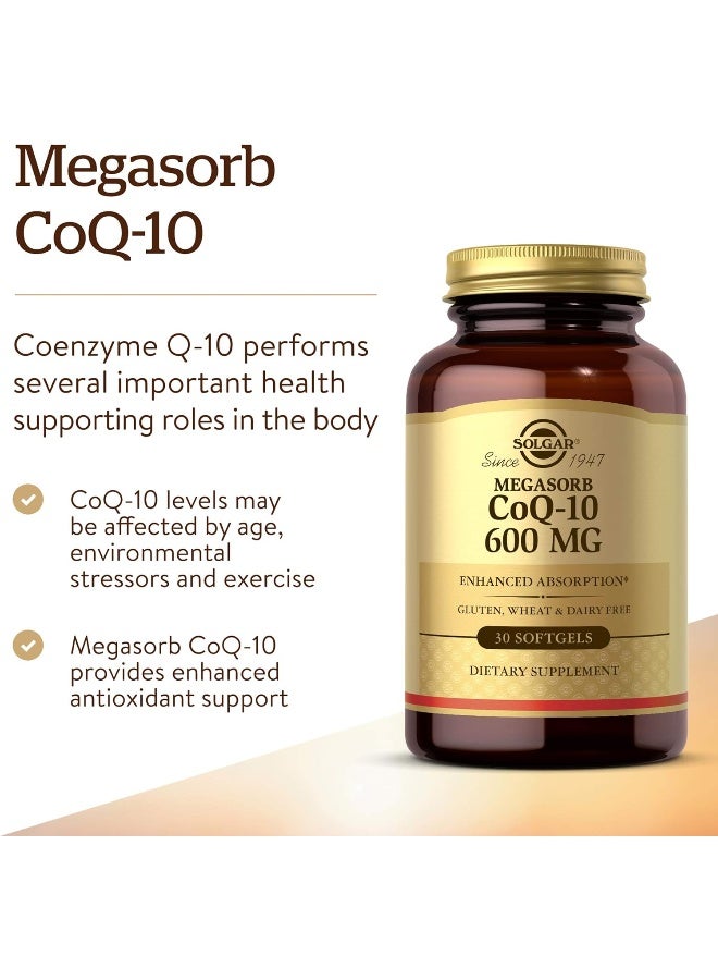 Solgar Coq10 600 MG Softgels 30'S - Image 4