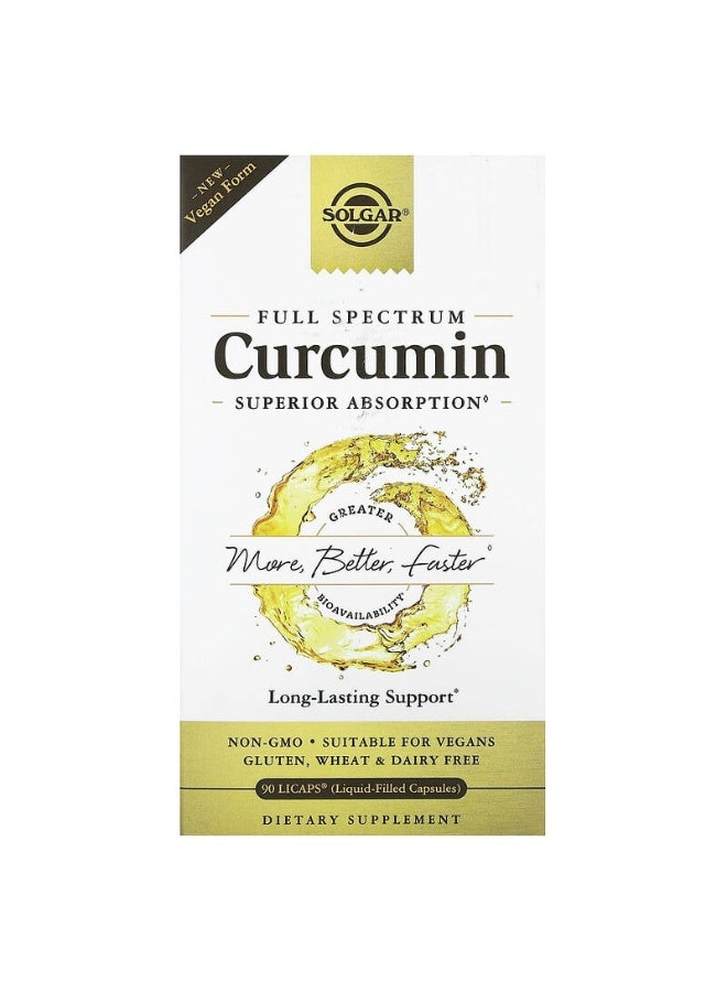 Solgar Full Spectrum Curcumin, 90 LiCaps - Image 5