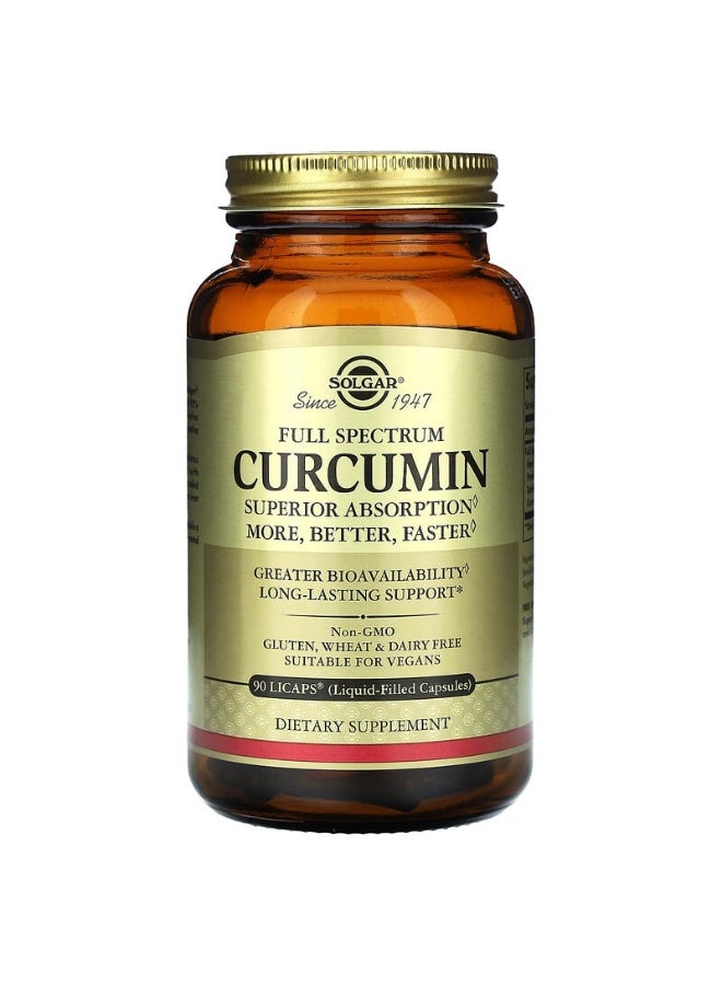 Solgar Full Spectrum Curcumin, 90 LiCaps - Image 3