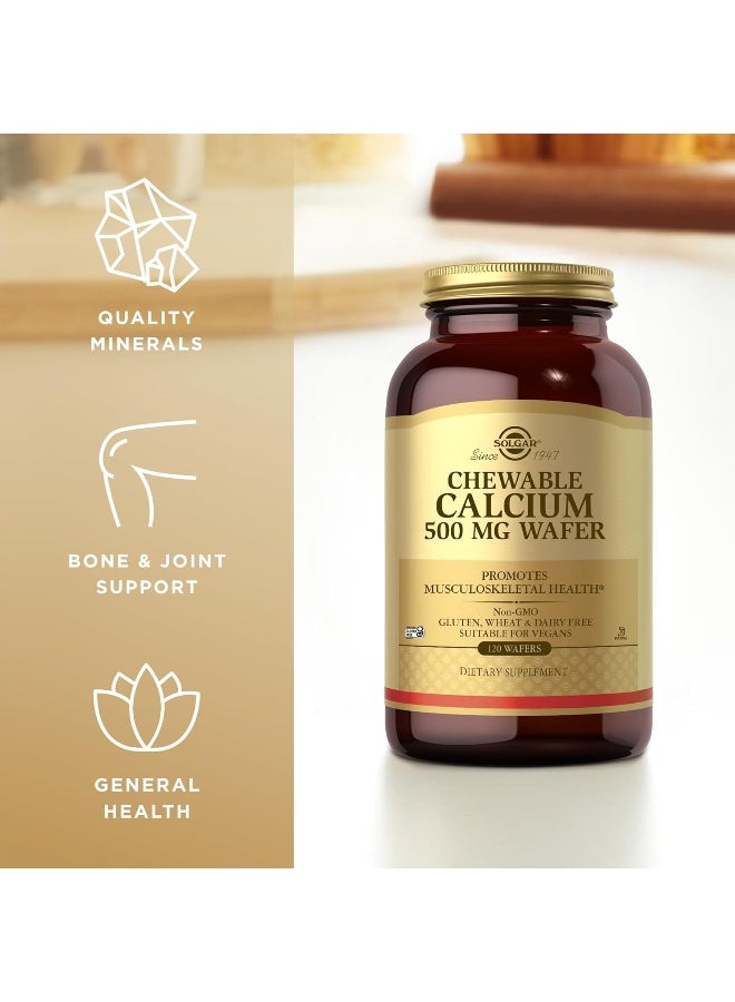 Solgar Chewable Calcium 120 Wafers - Image 5