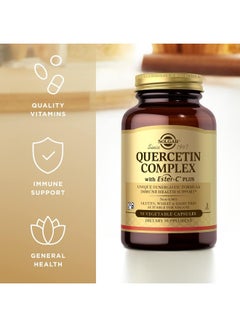 Quercetin Complex with Ester-C Plus - 50 Vegetable Capsules Packaging May Vary
